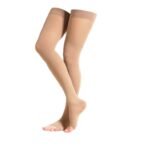 NOVAMED Vein Care Stützstrümpfe bis zur Leiste- Druckklasse 2 Offene Fußspitze NV.690