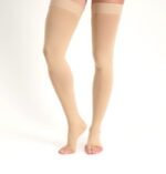NOVAMED Vein Care Stützstrümpfe bis zur Leiste- Druckklasse 2 Offene Fußspitze NV.690 - Görsel 2